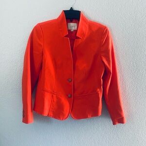 Ann Taylor Loft Orange Blazer